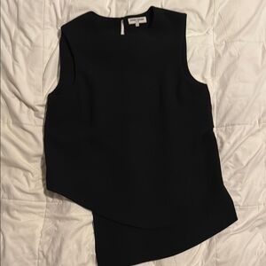 Opening Ceremony Black Asymmetrical Tank Top